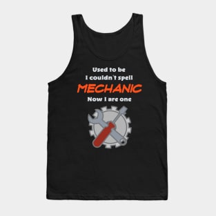 Funny Mechanic Profession Tank Top